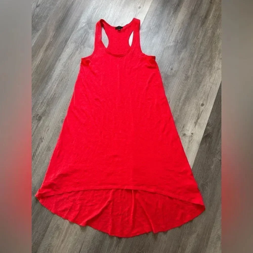 J. Crew Hi Low Swingy Tank Dress Medium Minimalist Racerback